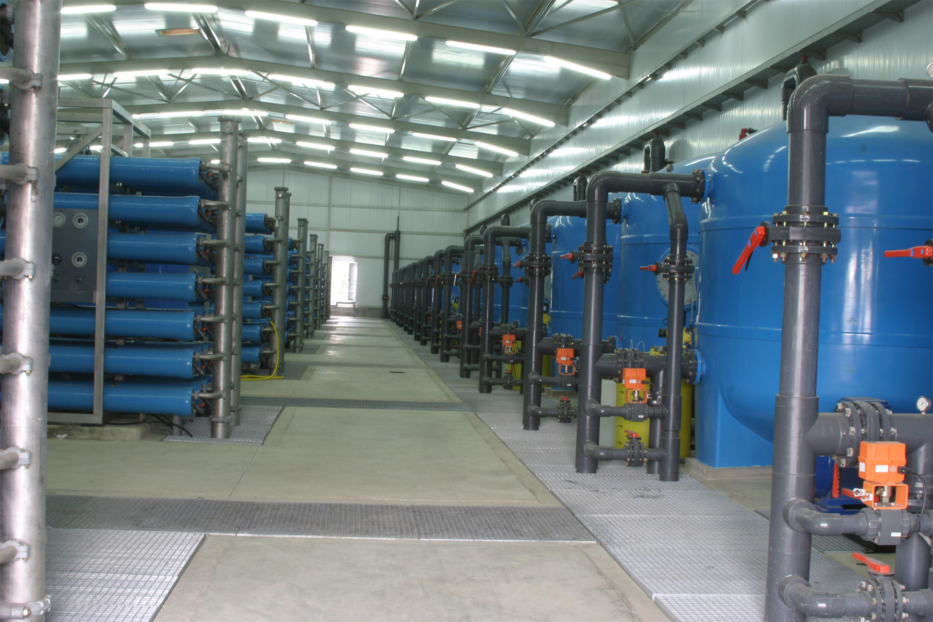 Imagen Proyecto Canalizzazione in PVC in un impianto di desalinizzazione