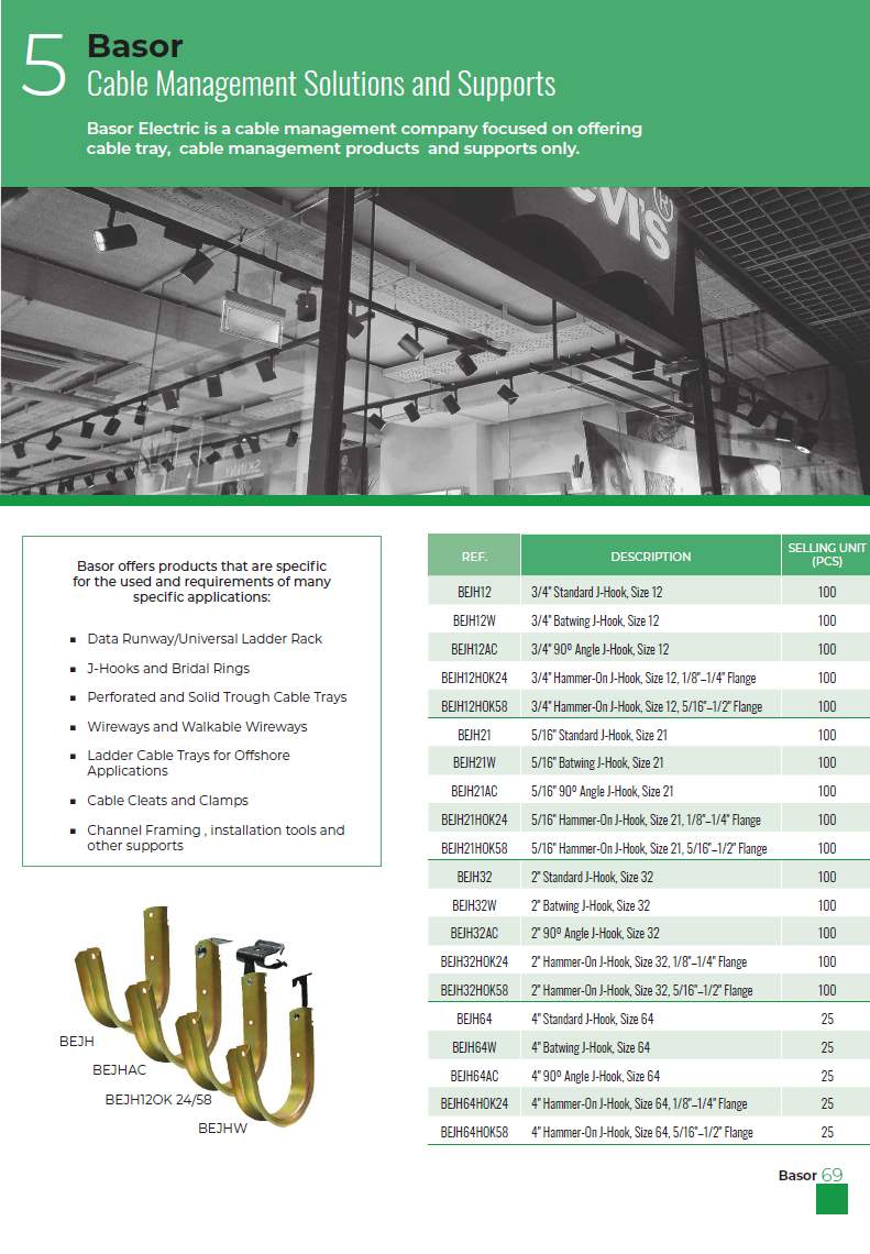 Cable tray - STANDARD - BASOR Electric