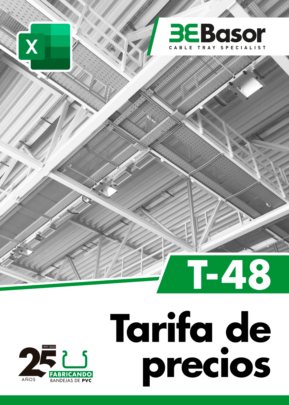 Imagen Tarifa de precios T-48 España EXCEL