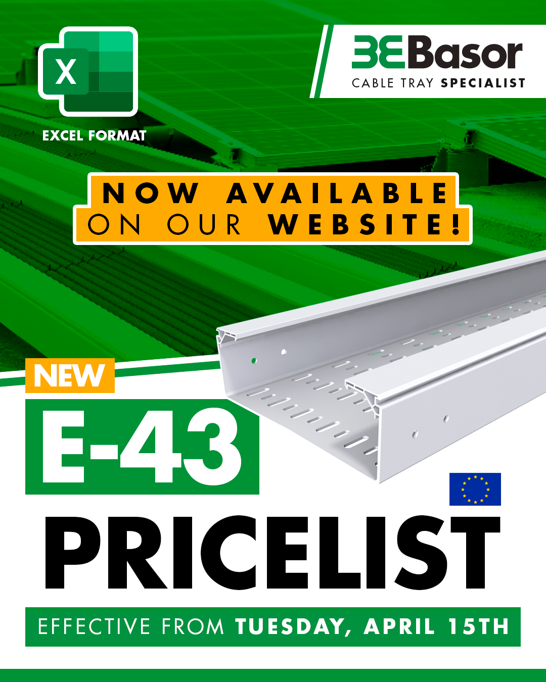 Imagen International Pricelist E-43 Excel format