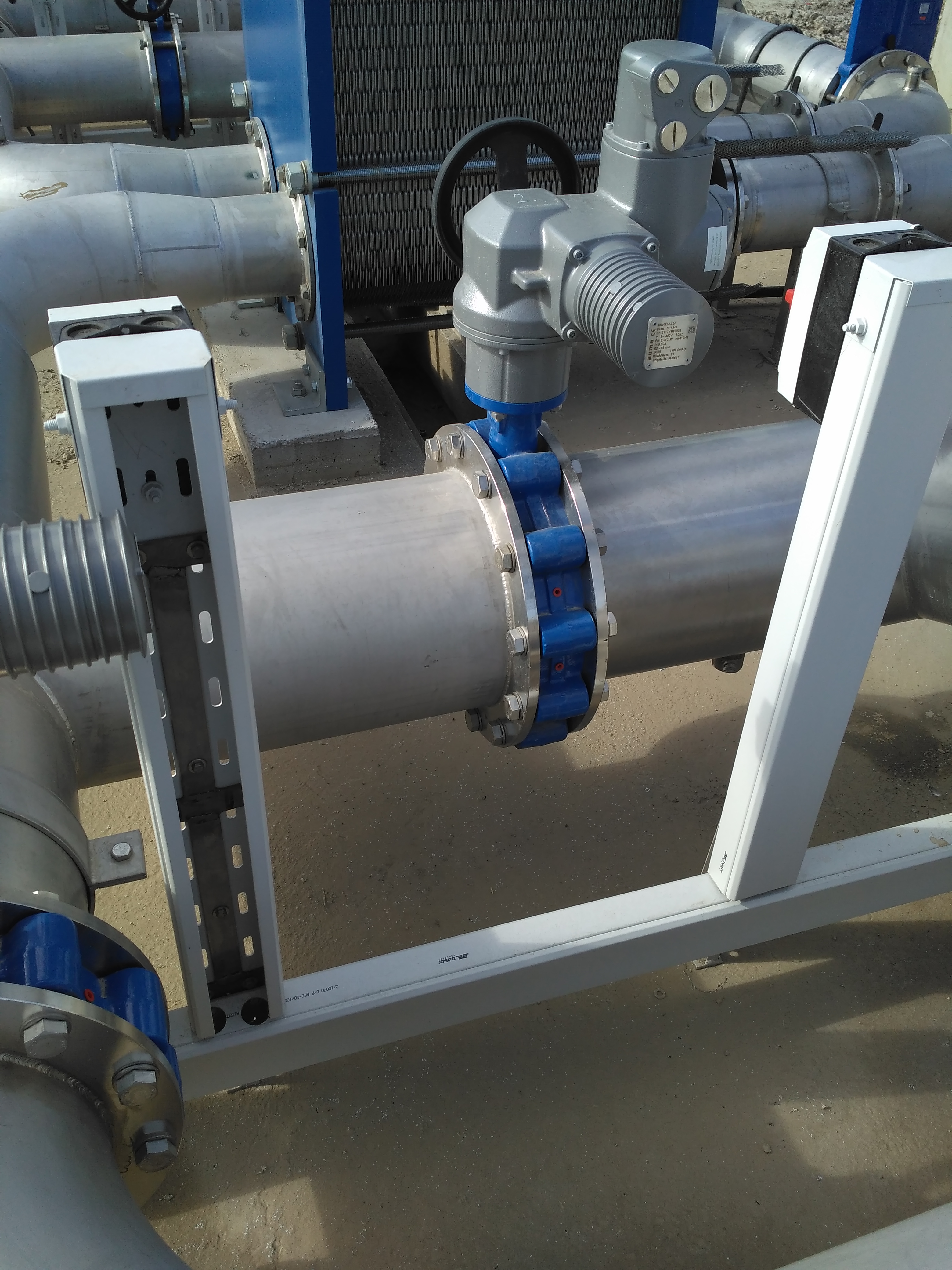 Imagen Proyecto Passerelle portacavi in PVC nell’impianto di trattamento delle acque 1246
